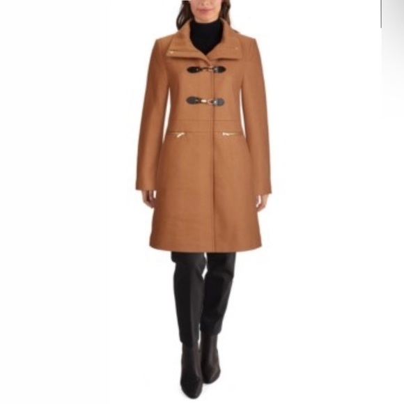 Cole Haan Wool blend toggle coat - Picture 1 of 14